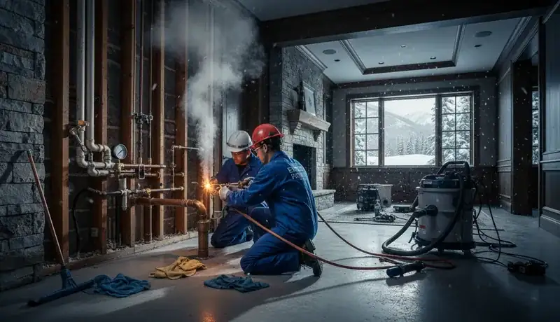 Expert Plumbing Pro - emergency-burst-pipe-repair-for-a-west-end-residence-in-aspen