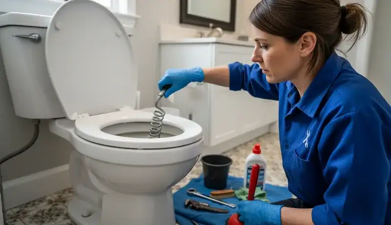 Expert Plumbing Pro - clogged-toilet-repair